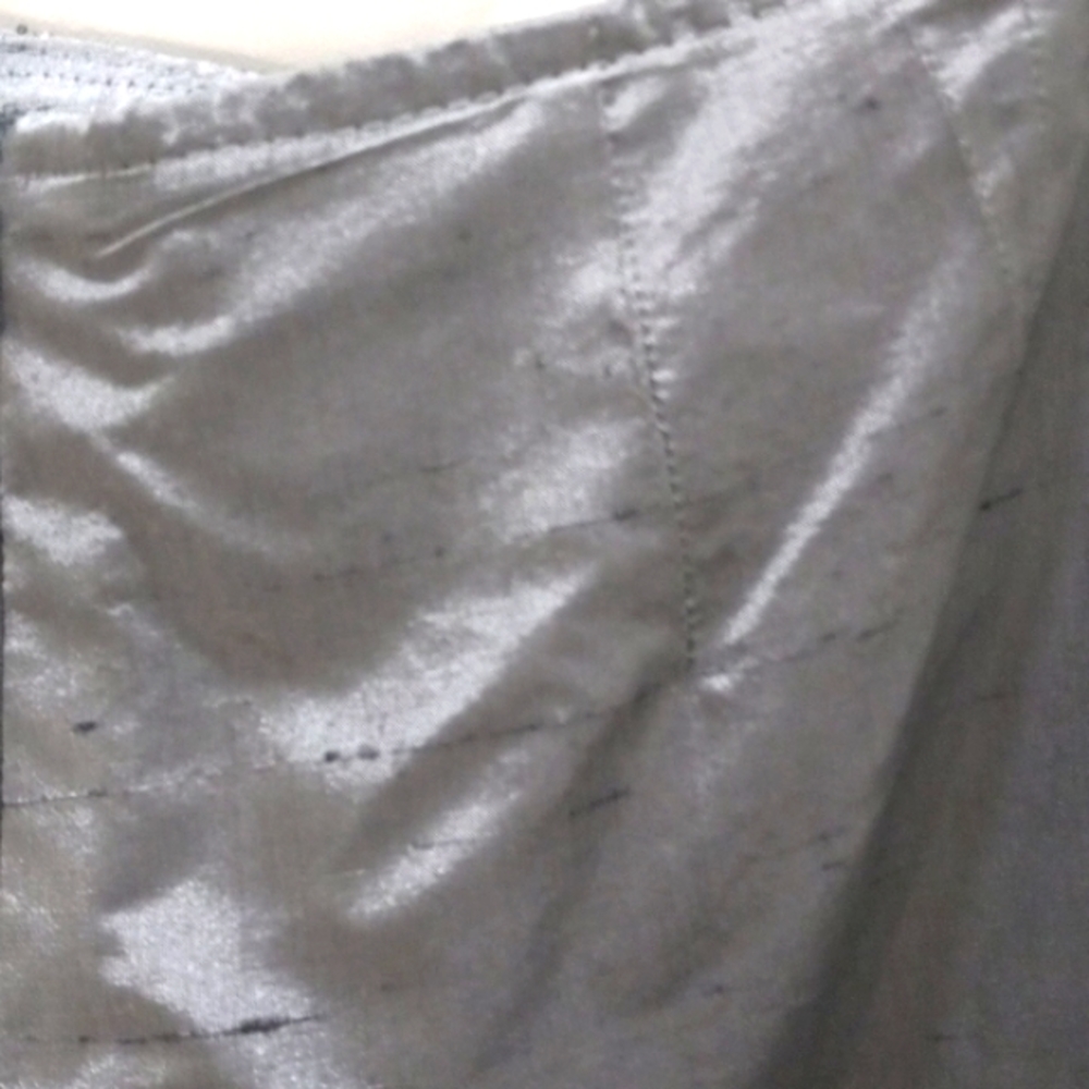 Dark Grey Shiny Dress Pants Size L /XL - Picture 4 of 5